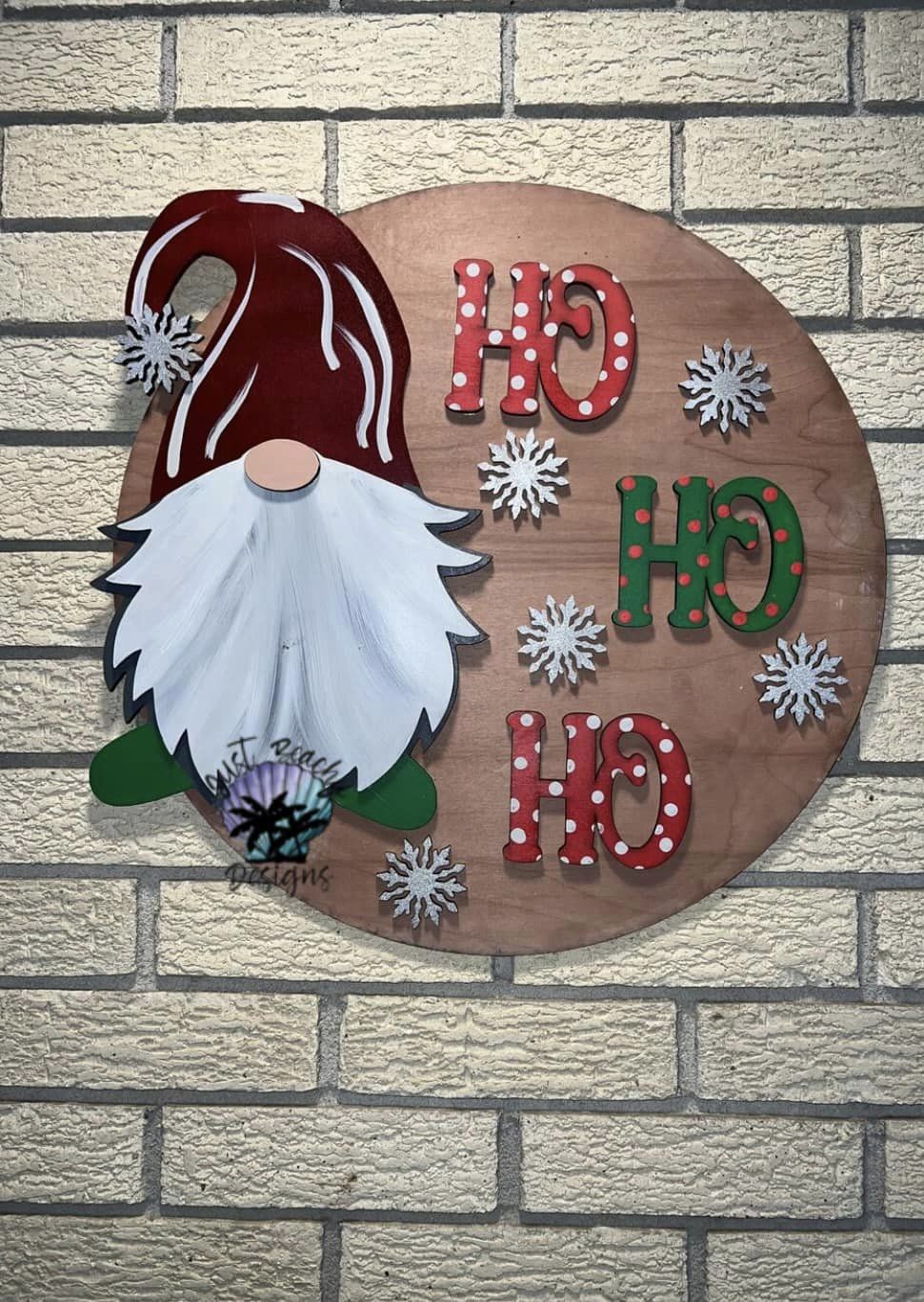 Ho Ho Ho Gnome Door Hanger