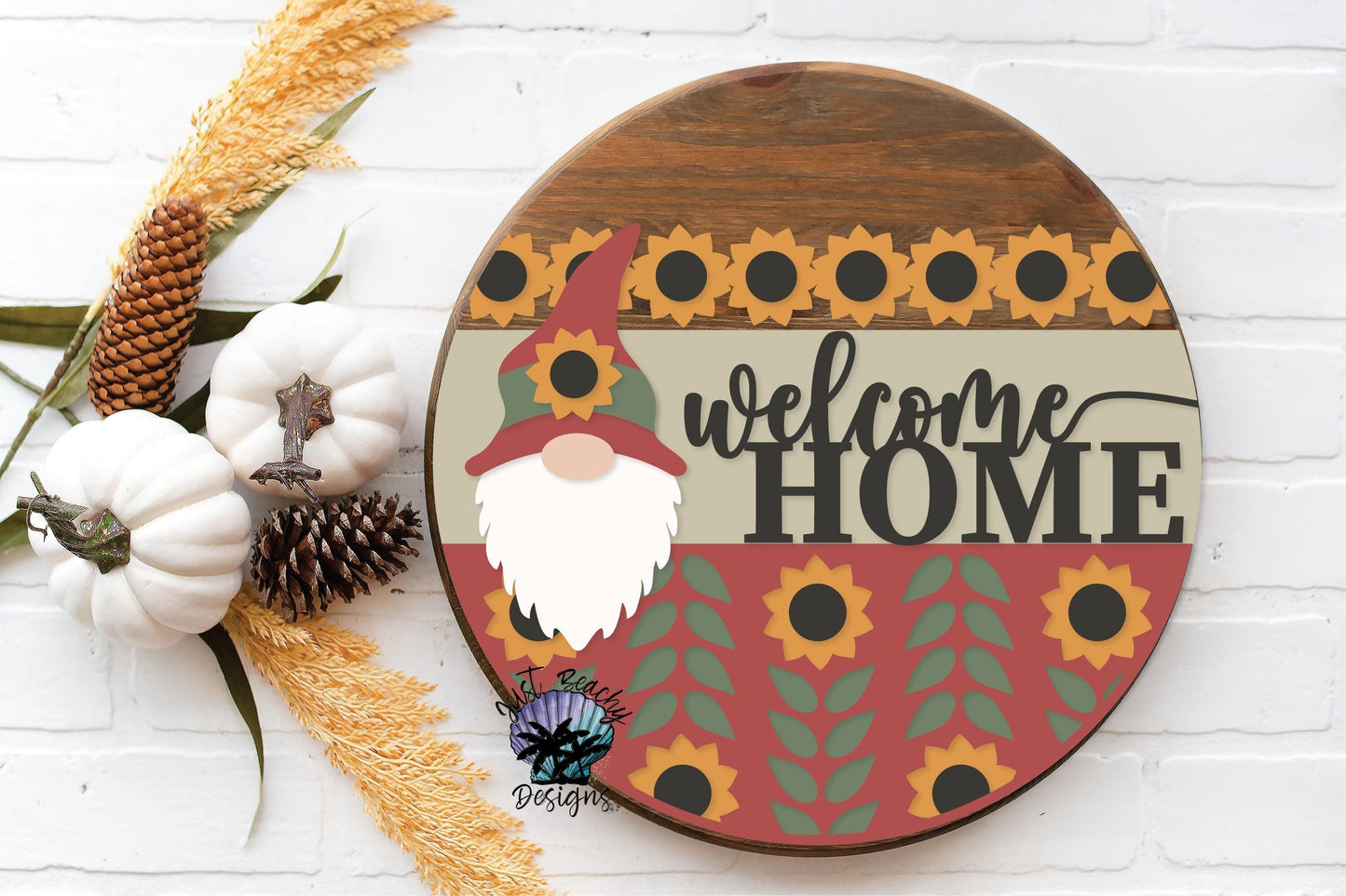 Welcome Home Sunflower Patch Door Hanger